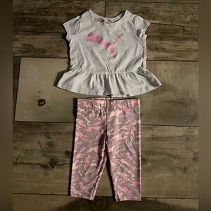 🌼 3/$15  Puma toddler capri matching set 🌼